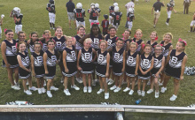 PeeWee cheerleaders