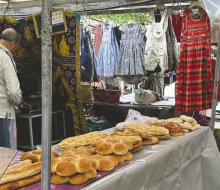 Eclectic finds at the Bastille Circle market in Paris
