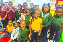 Cynthia Devereaux Hampton visited Southside Elementary during Black History Month and read Ruby Bridges to Ms. Reynolds’s prekindergarten class.