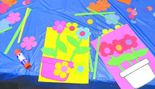 The East Carroll Parish Library held the final session of its "Bloom and Books" springtime literacy program. Art for All Lake Providence led families in creating paper collage art. Afterwards, childen and adults gathered to hear a theme-related story, then took a book and their collages home. The library created this literacy session after holding successful "Prime Time" literacy events for the last few years.