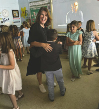 Manners party with Mrs. Sheila