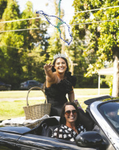SADIE PIPPIN Briarfield's homecoming queen, Ella Claire Payne, rides in the parade. More parade pictures on page 5.
