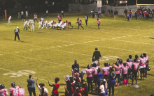 General Trass Panthers during a play against Bastrop on October 3. The Panthers donned pink jerseys in honor of Breast Cancer Awareness Month in October. GLENN DIXON