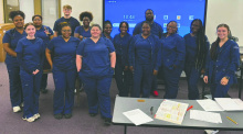 Recent class of LPN students at Louisiana Delta Community College