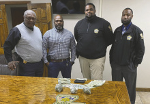 A routine traffic stop by East Carroll Parish Sheriff’s Deputy Glenn Campbell ended in the arrest of a Lake Providence man on multiple charges