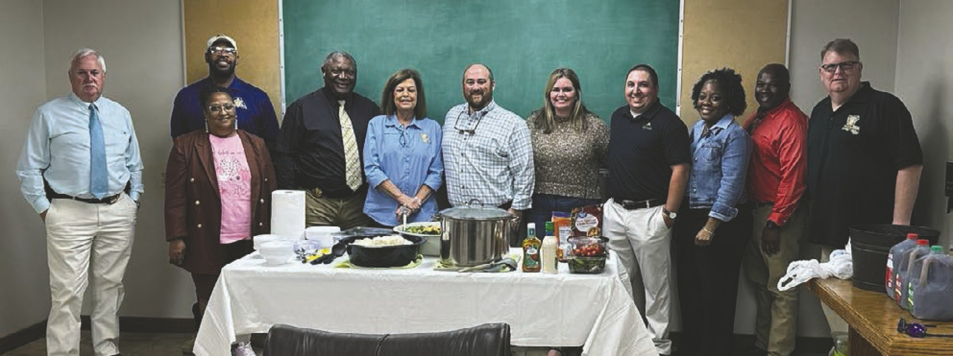 East Carroll Sheriff's Office treated to lunch by Delta Bank