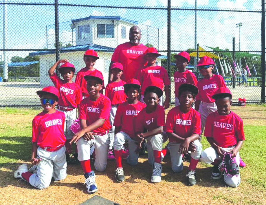 T-Ball League – Braves. Coach – Karvan Powell