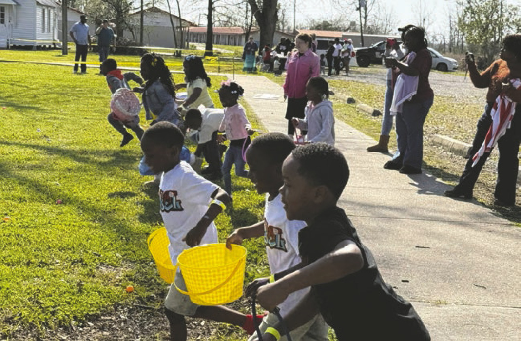 Children enjoy event under sunny skies