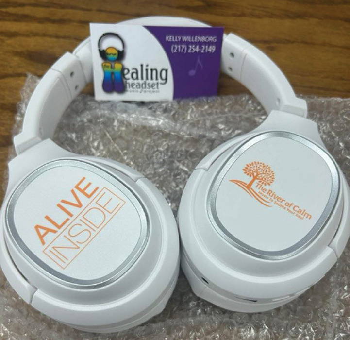 Healing Headset available at the library