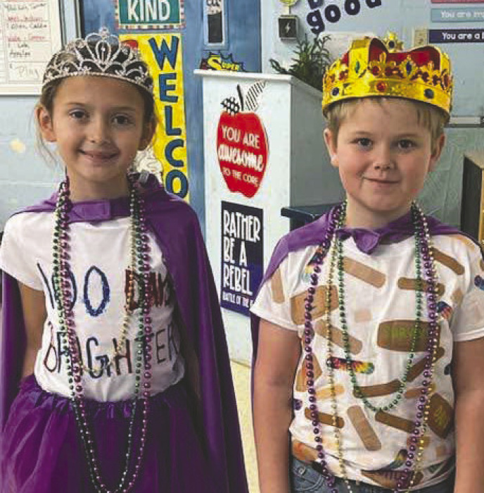King and Queen of handwriting at Briarfield