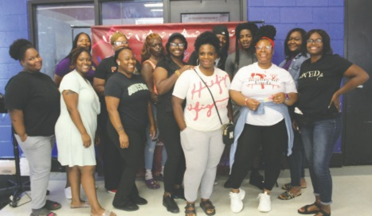 Volunteers hold back-to-school event