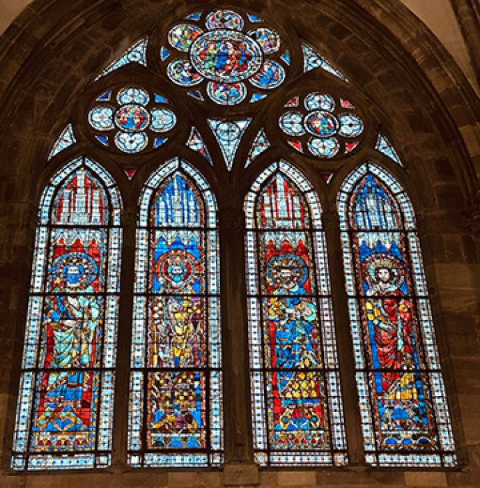 Strasbourg Cathedral stained glass