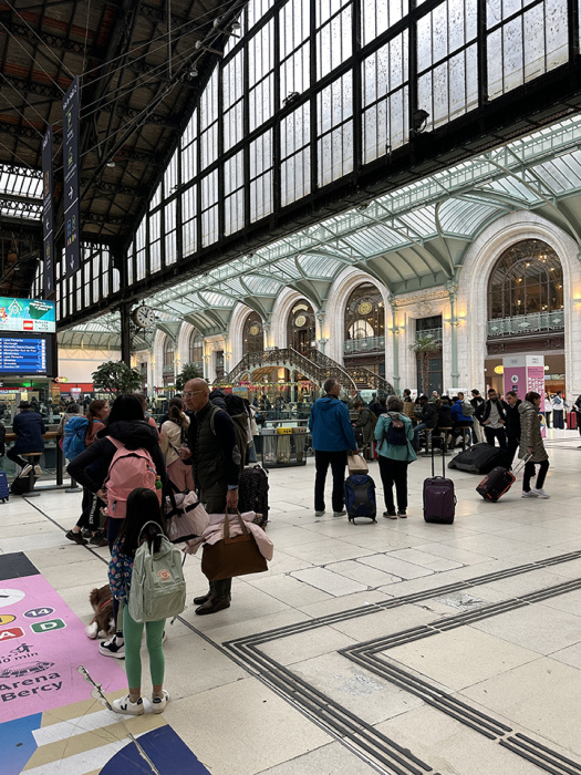 Off to the Mediterranean! Gare de Lyon train station in Paris