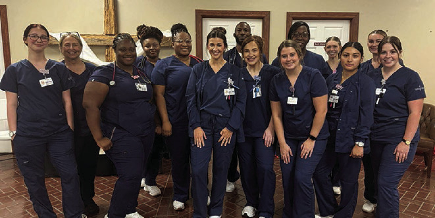 LDCC nursing students at health fair