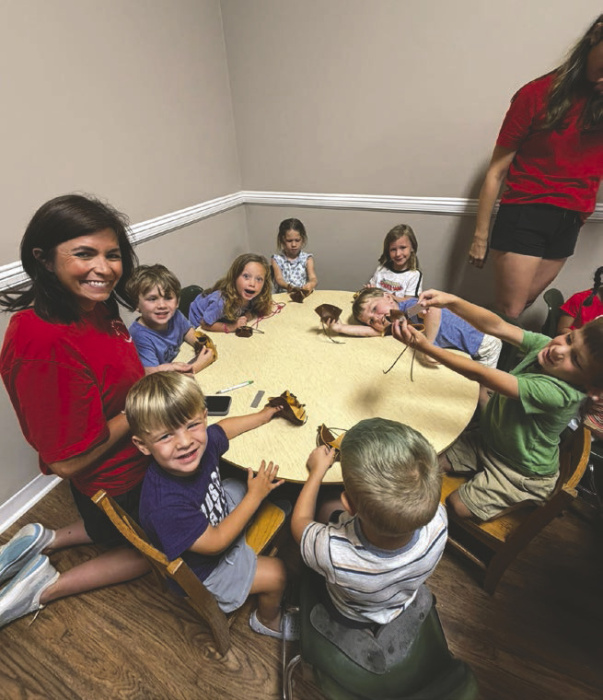 Crafts at vacation Bible school