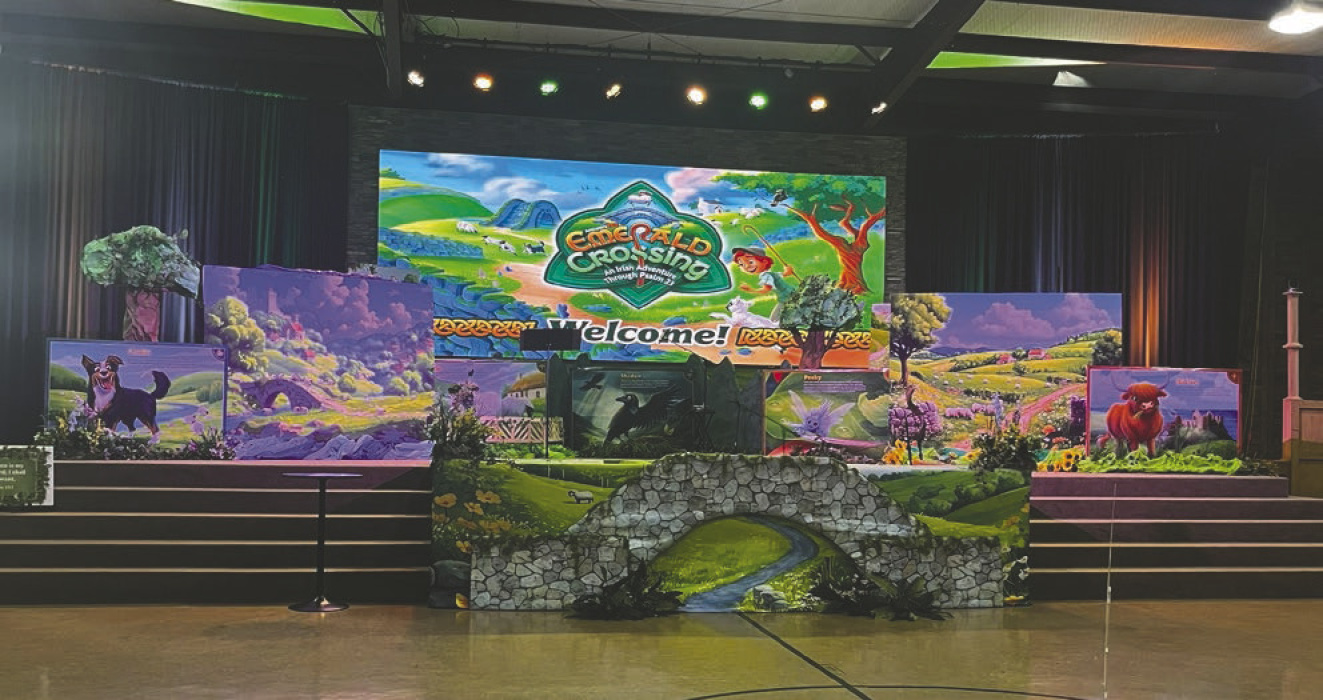 The set from Providence Church