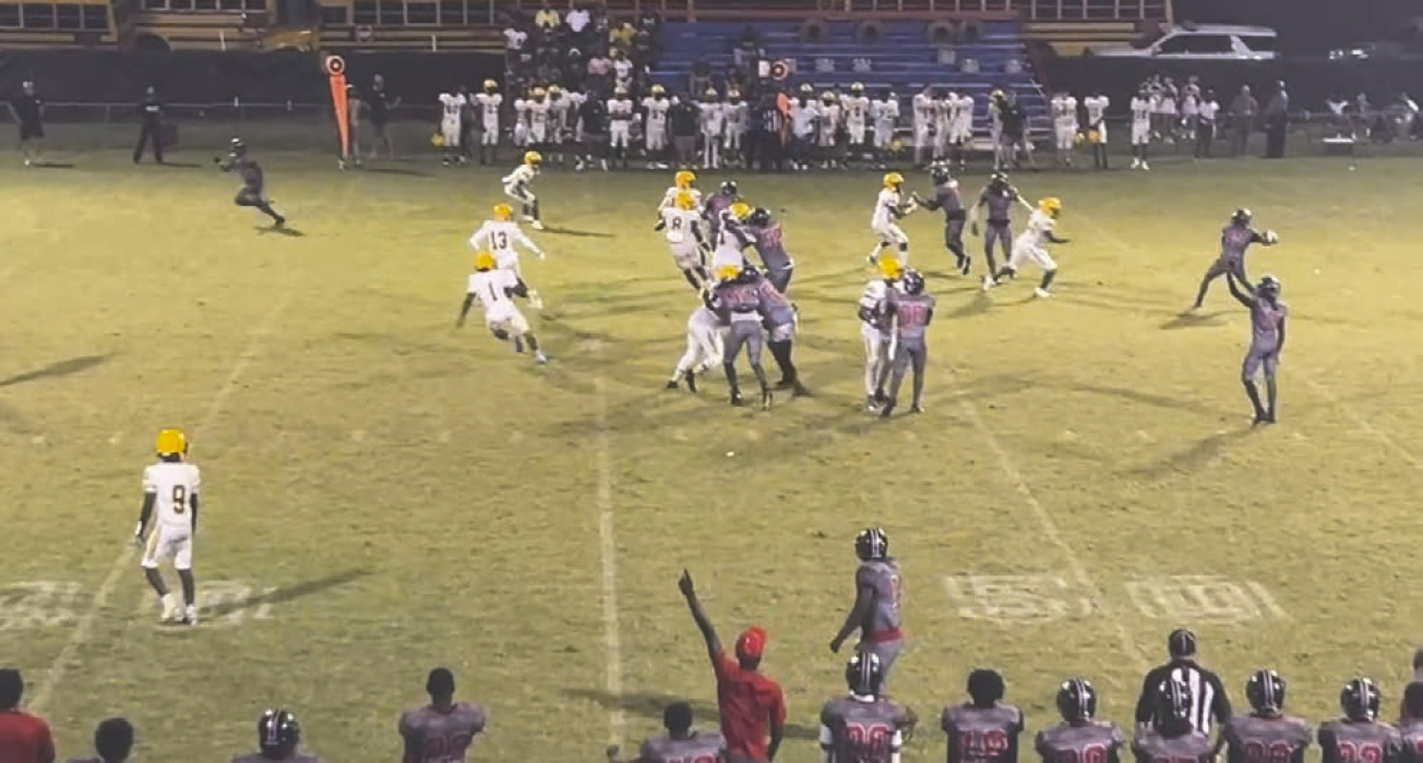 Panthers on a passing play last week