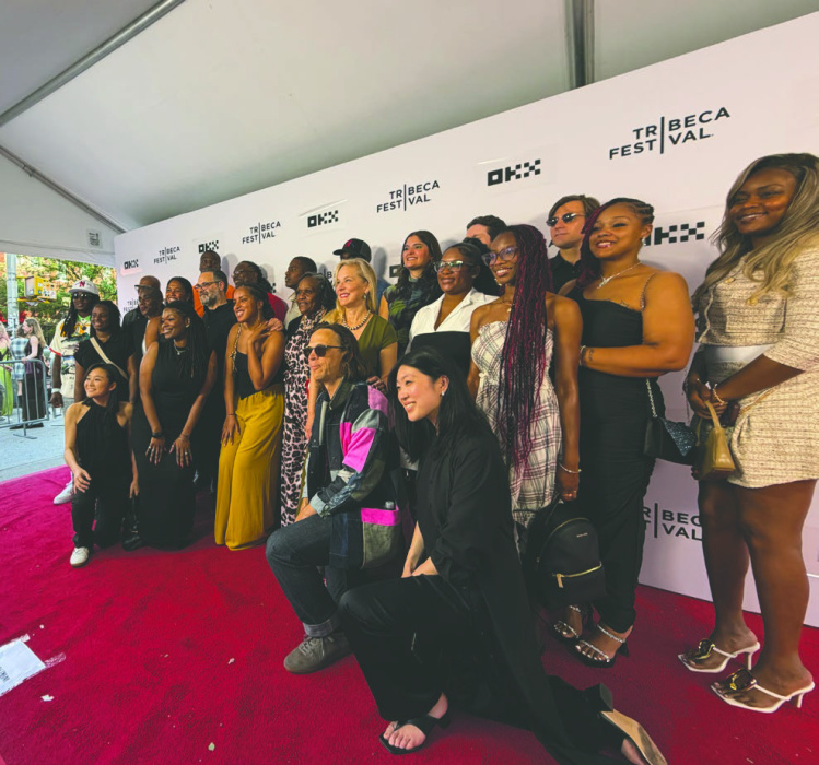 Some of the Nelson family joined producers at the premiere of Harvest at Tribeca Festival COURTESY PHOTOS