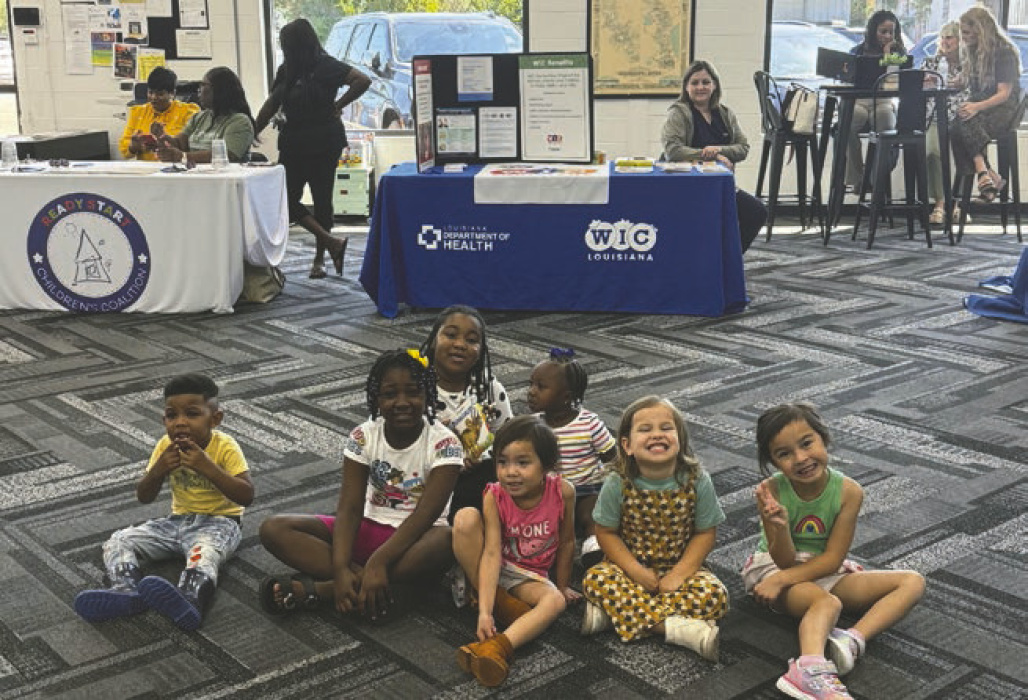 Young attendees of the Children's Coalition meeting DEBRA HOPKINS