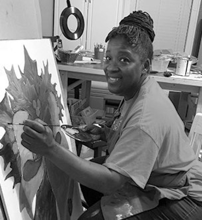 Wanda Manning in her studio COURTESY PHOTO