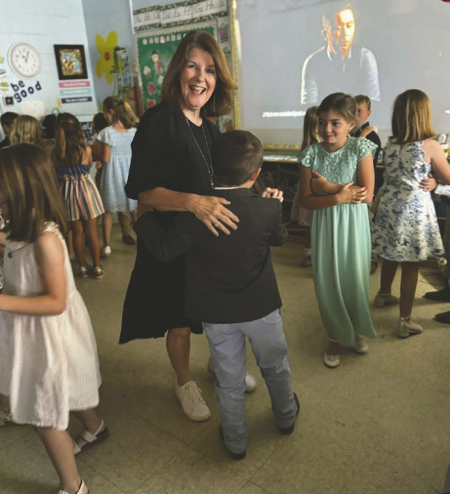 Manners party with Mrs. Sheila