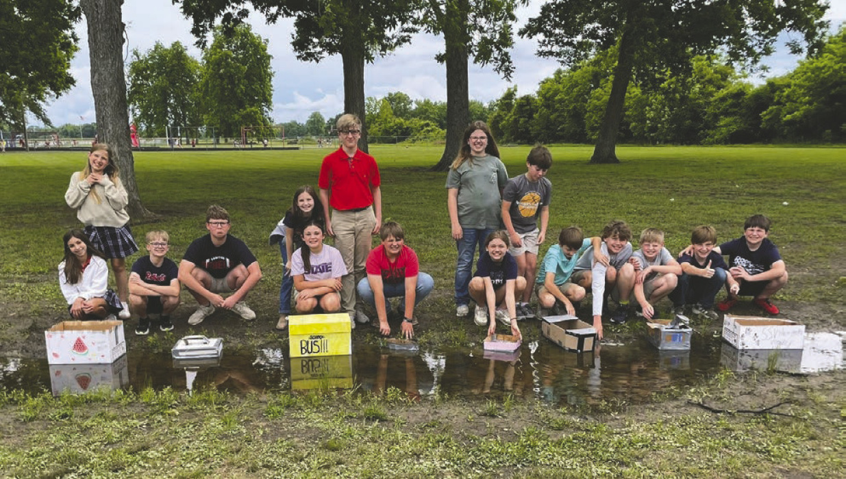 STEM boat races make use of recent rains