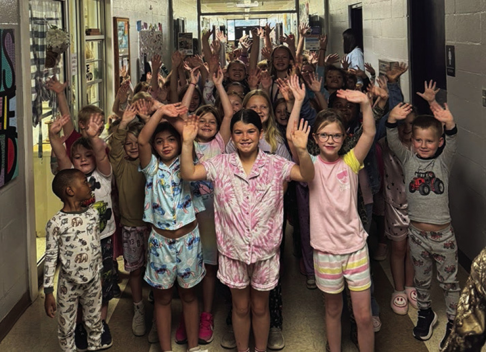 BA students take advantage of Pajama Day