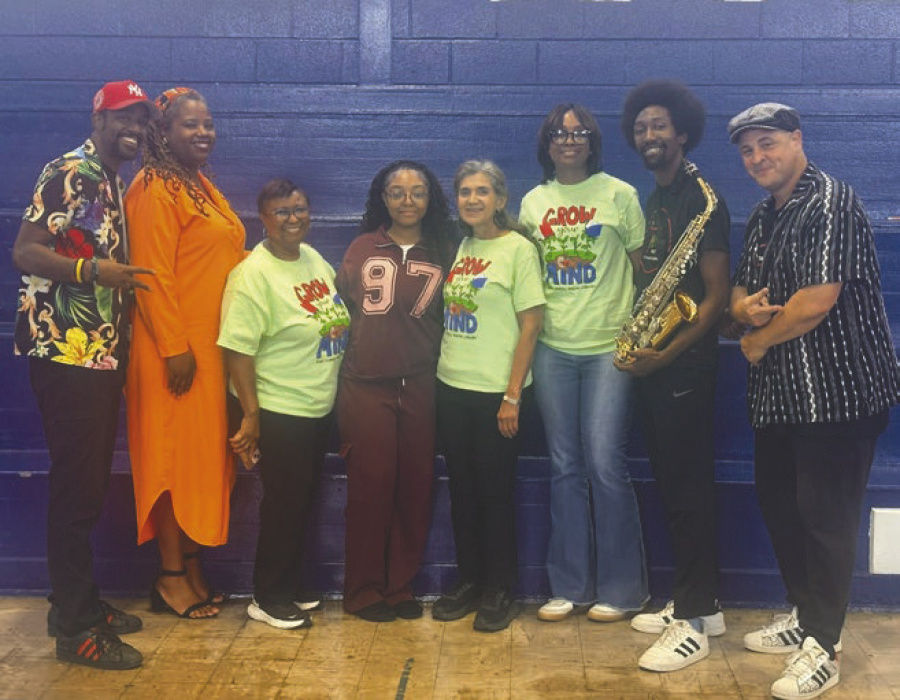 TMM Project performers and library staff