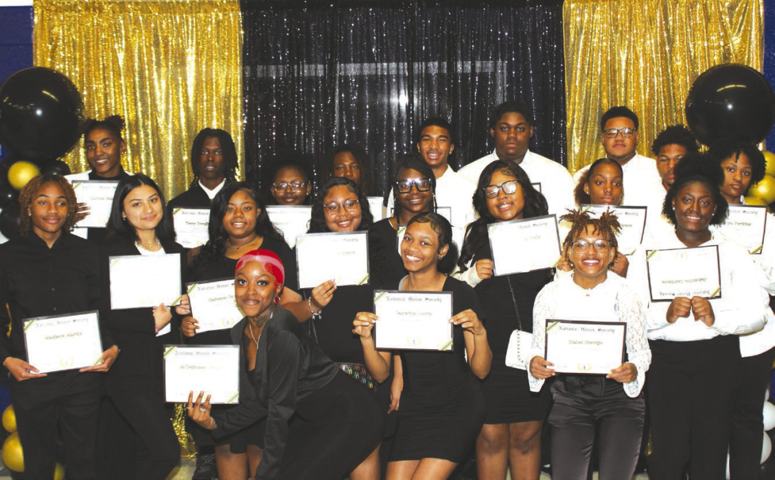 Students inducted into honor society