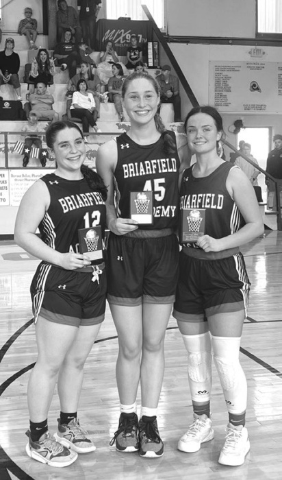 All Tournament Team members: Ella Claire Payne, Gracen Thornton, and Ainsley Keene.