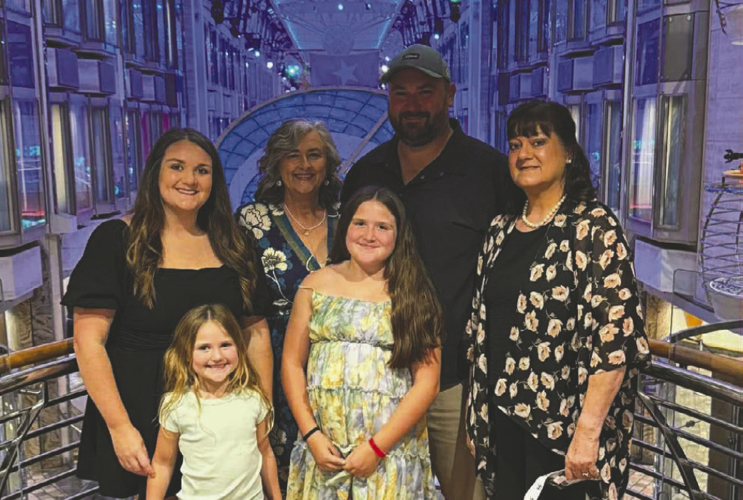 A cruise for Laura Sevier and family
