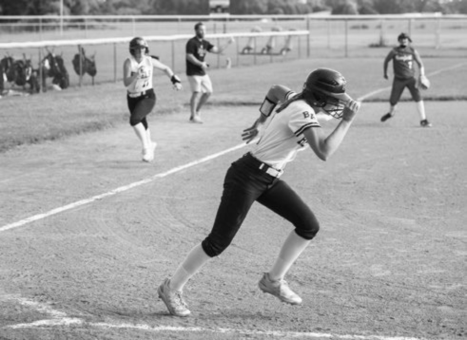 The team has been stacking up runs off of base hits. SADIE PIPPIN