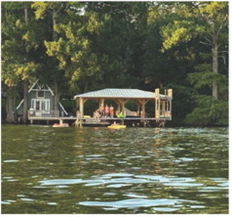 Dock life on Lake Providence