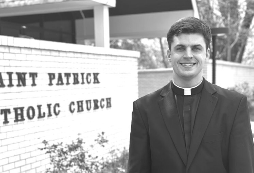 New to town: Fr. Kelby Tingle joins community