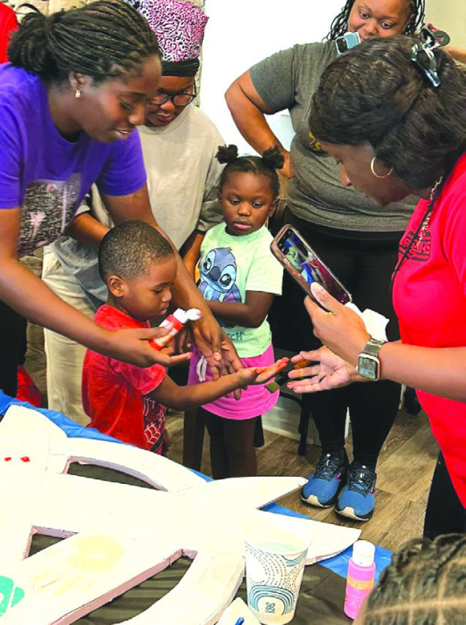 Putting handprints on Art for All logo