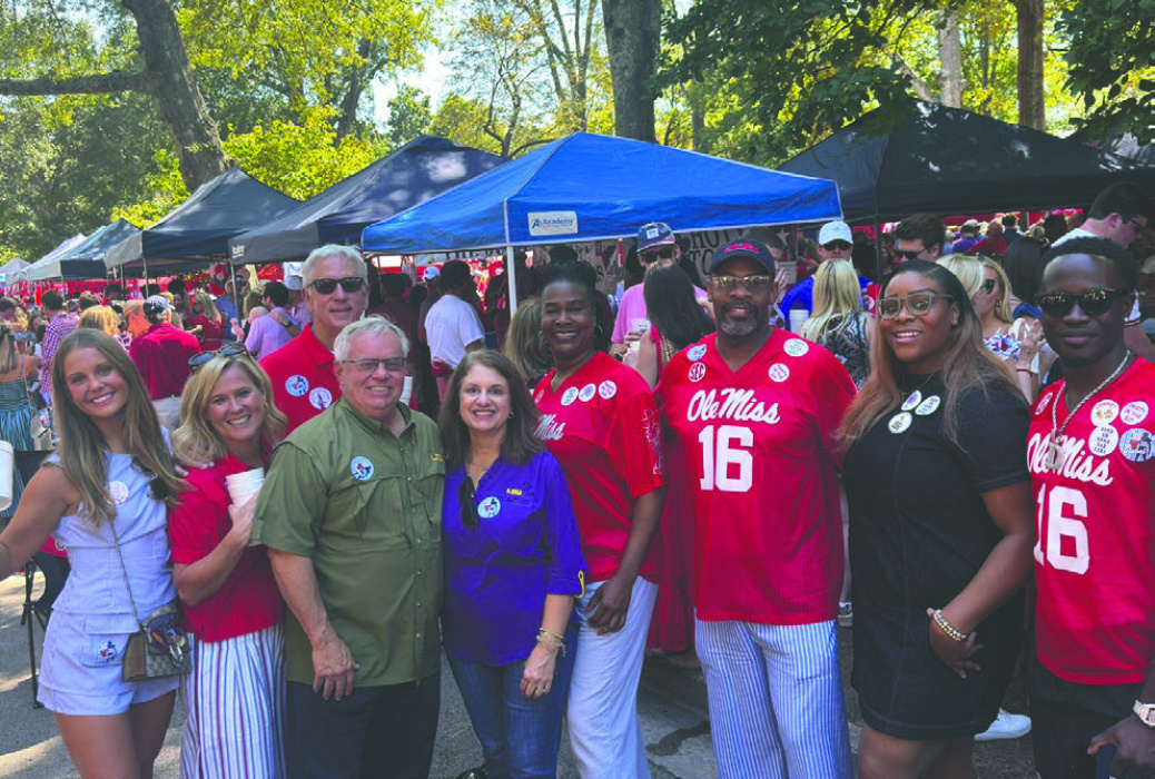 Supporters of Wydette Williams at Ole Miss-LSU game