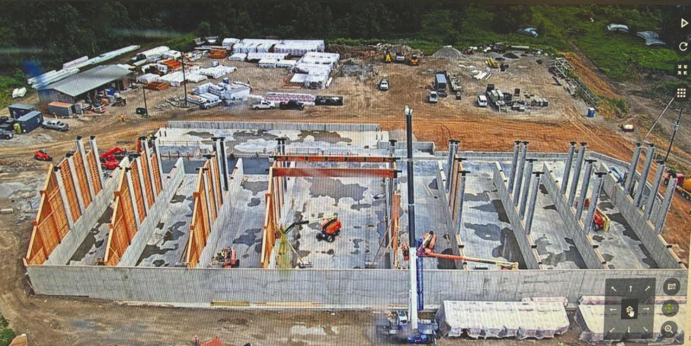 Fertilizer company building plant