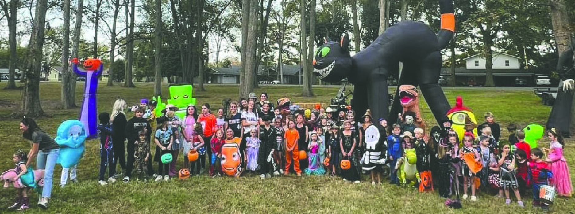 Island Point Drive trick or treaters